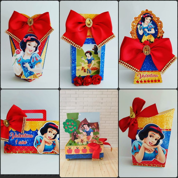 Kit 30 Lembrancinhas Branca de Neve - foto 1