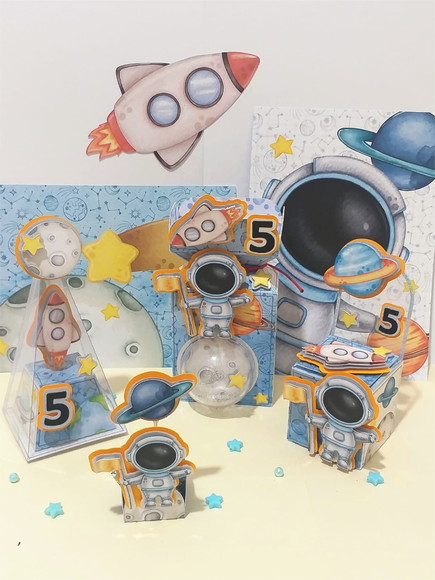 Kit 60 Lembrancinhas Astronauta - foto 1