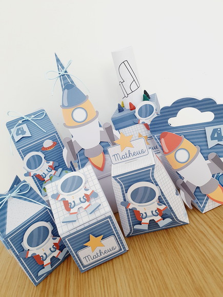Kit 60 Lembrancinhas Astronauta - foto 1