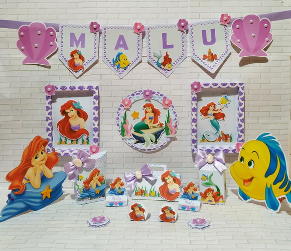 Kit 60 Lembrancinhas Ariel - foto 1