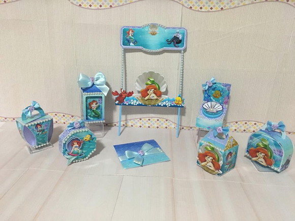 Kit 30 Lembrancinhas Ariel - foto 1