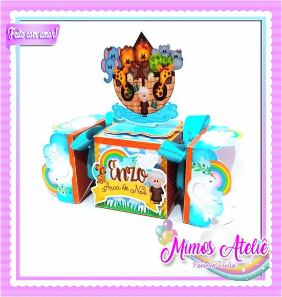 Kit 30 Lembrancinhas Arca de Noé - foto 1