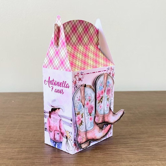 Kit 60 Lembrancinhas Cowgirl