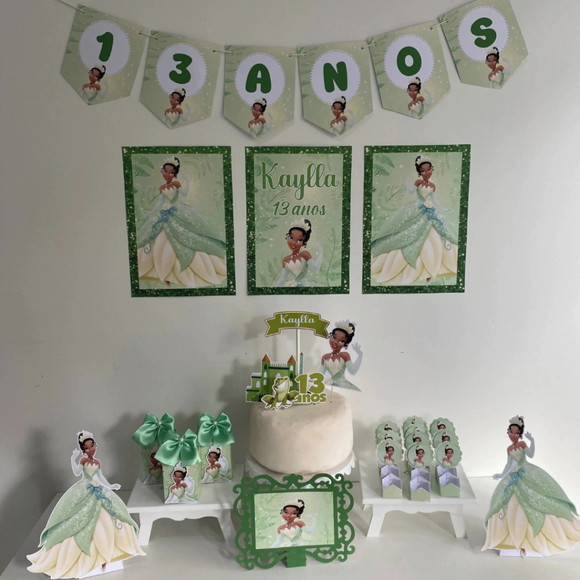 Kit Mesversário Princesa Tian Personalizados - Só Um Bolinho