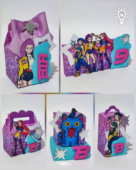 Kit 60 Lembrancinhas K-pop - foto 1