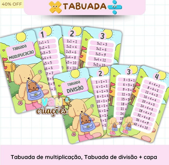 Chaveiro Tabuada Personalizada - foto 1