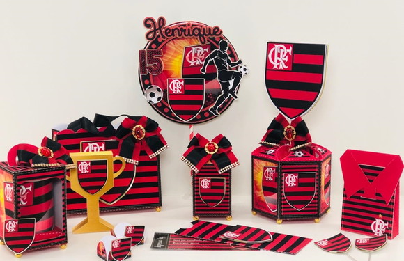 Kit 30 Lembrancinhas Flamengo