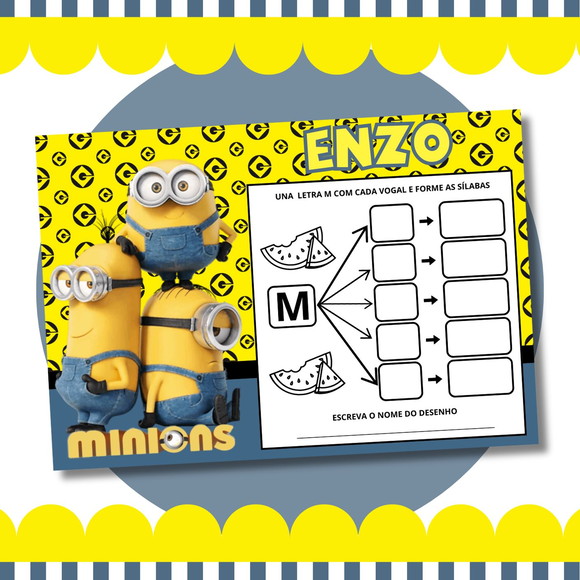 Livro Diversão Minions