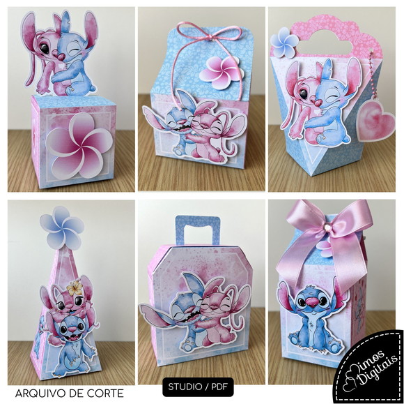 Kit 60 Lembrancinhas Stitch