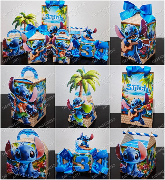 Kit 60 Lembrancinhas Stitch