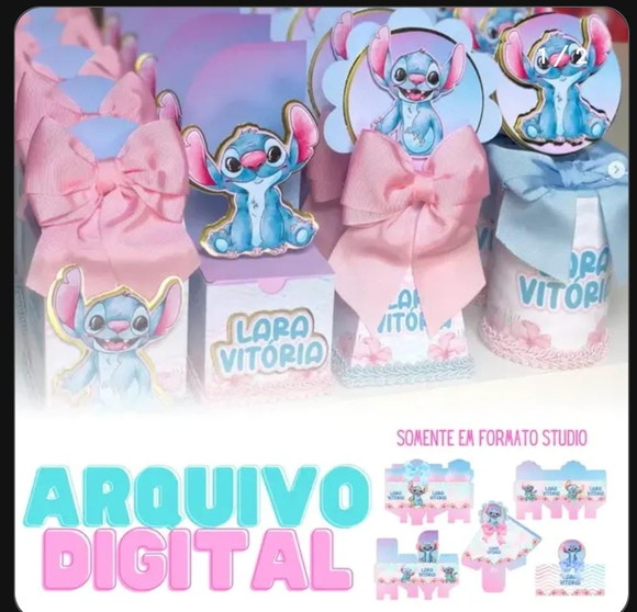 Kit 30 Lembrancinhas Stitch