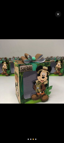 Caixa com Pote para Nutella Mickey