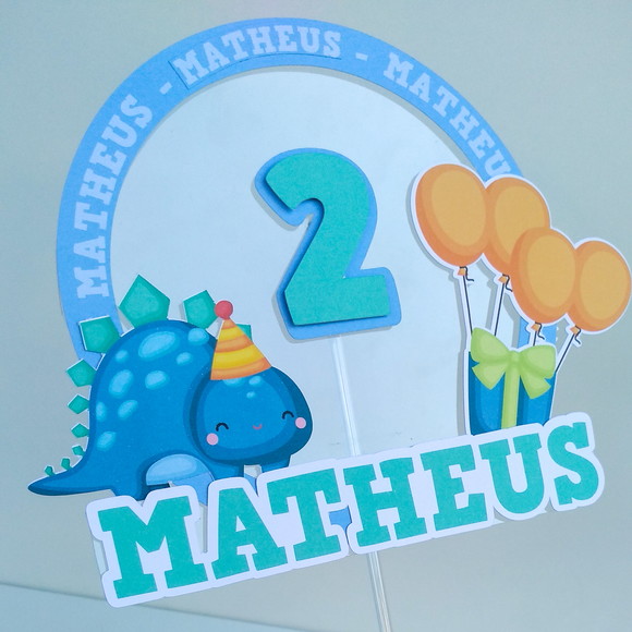 Topo de Bolo Personalizado