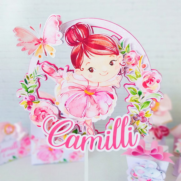 Topo de Bolo Personalizado