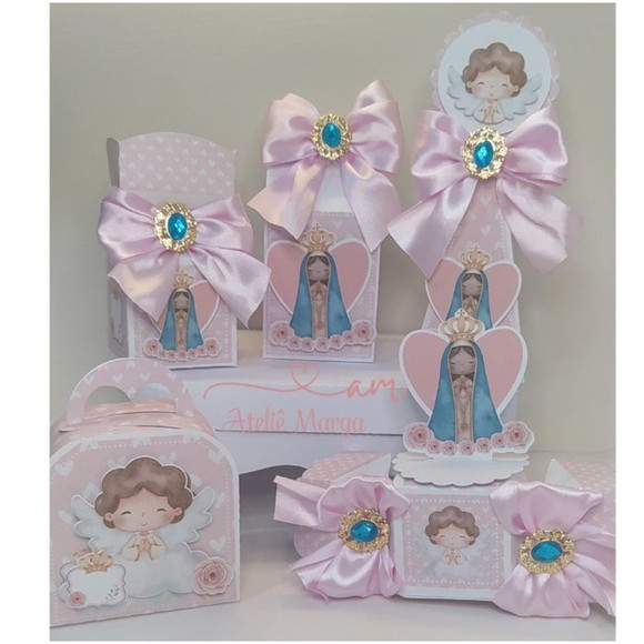 Kit 60 Lembrancinhas - Batizado