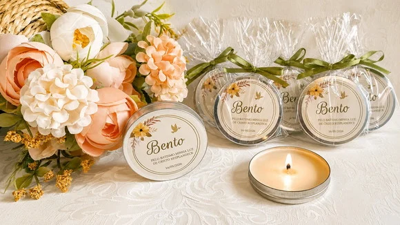 Lembrancinha Vela Personalizada - foto 1