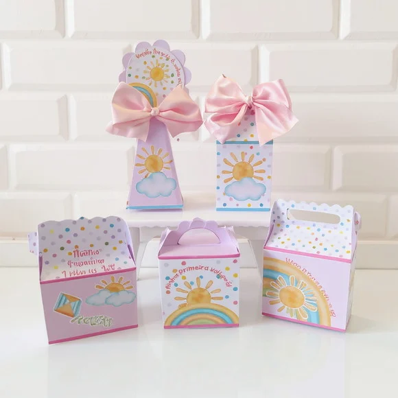 Kit Personalizados Primeira Volta ao Sol Menina 25 Peças