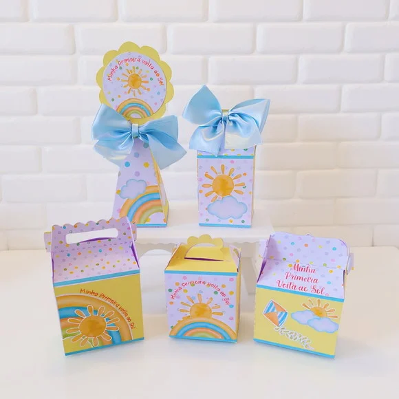 Kit Personalizados Primeira Volta ao Sol Menino 25 Peças