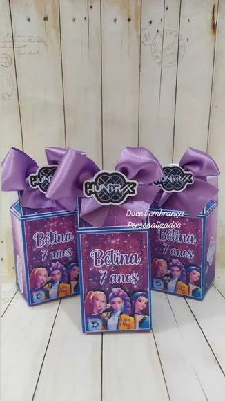 Caixa Milk Guerreiras do Kpop Lembrancinha