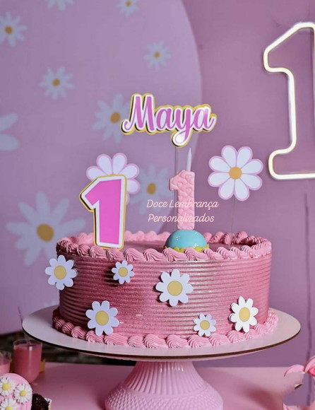 Topper de Bolo Margarida Festa Margarida