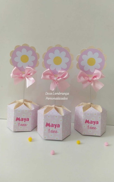 Centro de Mesa Margarida Personalizado