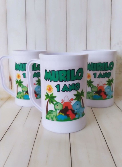 Caneca Acrilica Dinossauro/dino Baby