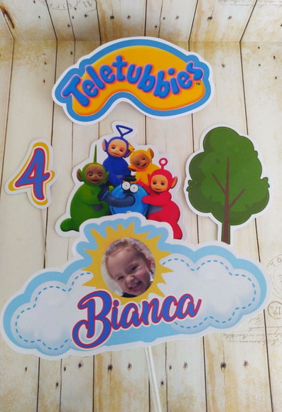 Topper para Bolo Teletubbies