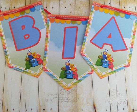 Bandeirola Teletubbies Personalizada