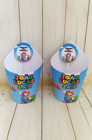 Rótulo + Tag para Mini Suculentas Super Mário Bros - foto 1