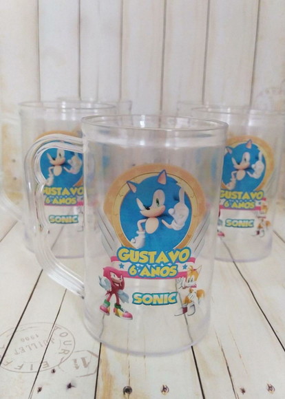 Caneca Acrilica Sonic