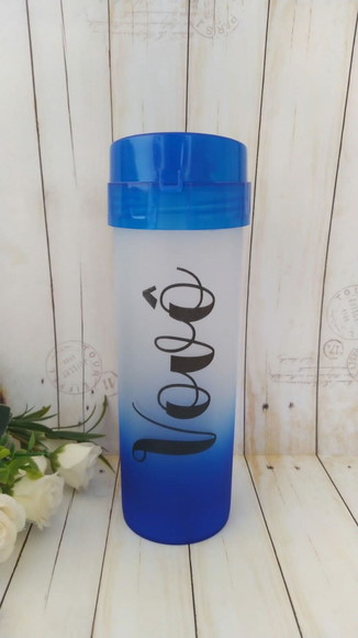 Garrafa Acqua Bio Degradê Dia dos Avós Personalizada