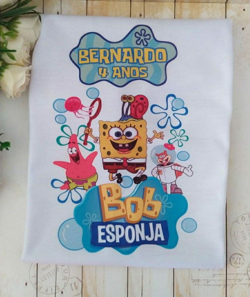 Camiseta personalizada Bob Esponja