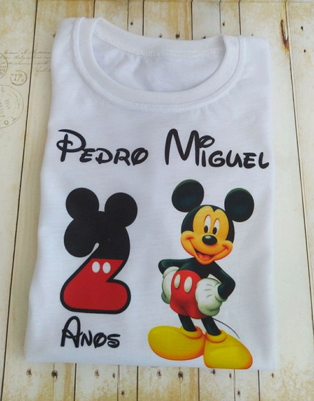 Camiseta Personalizada Mickey