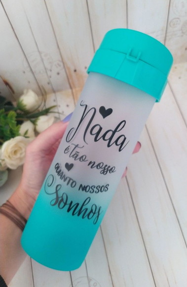 Garrafa Acqua Bio Degradê Personalizada