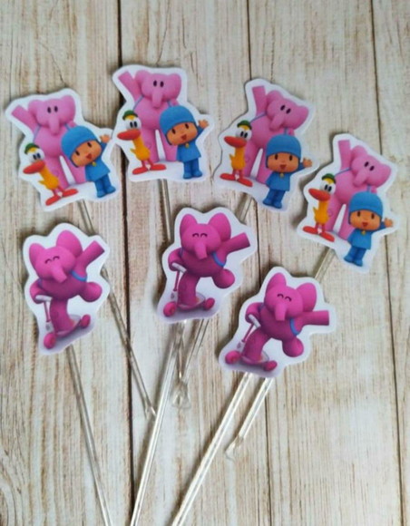 Topper para Docinhos Pocoyo 30 Unidades