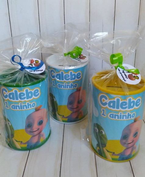 Cofrinho Zigalu Personalizado Embalados