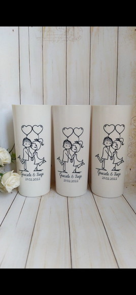 Copo Long Drink Casamento / Noivado