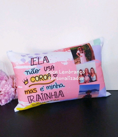 Almofada Personalizada Dia das Mães