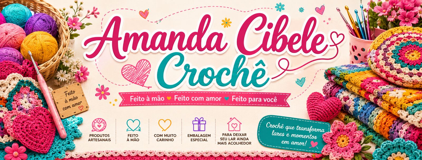 Banner Amanda Cibele Crochê