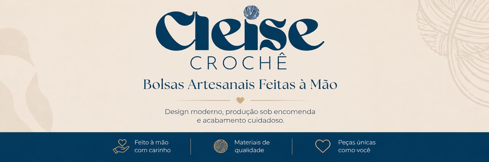 Banner Cleise Crochê
