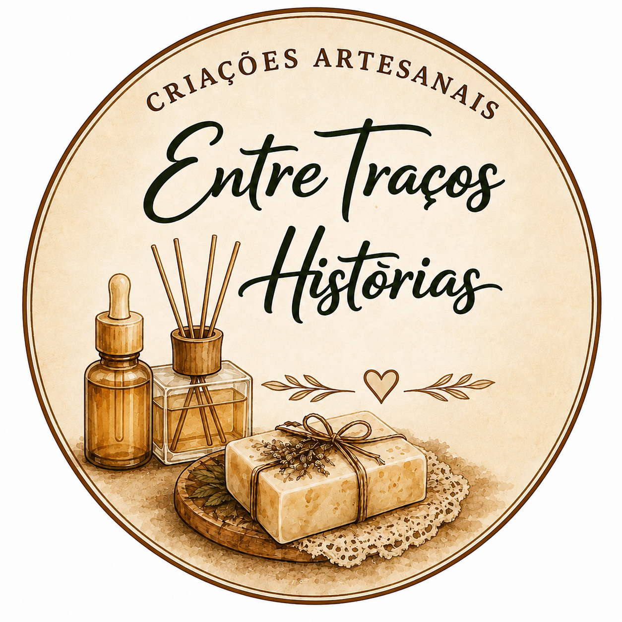 Logo Entre Traços e Histórias