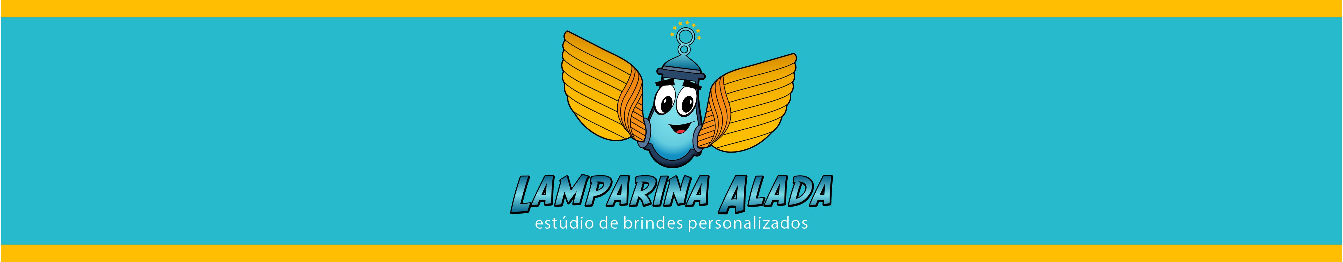Banner Lamparina Alada - Estúdio de Brindes Personalizados