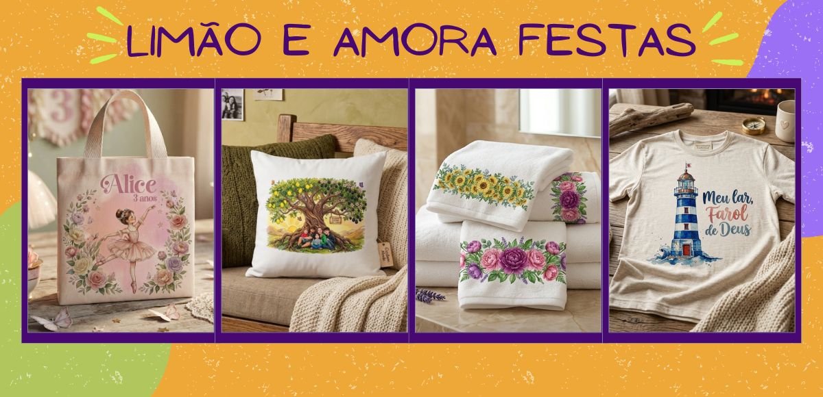 Banner Limão e Amora Festas