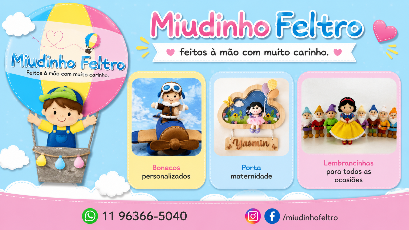 Banner Miudinho Feltro